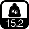 15.2 kg