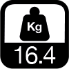 16.4 kg