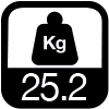 25.2 kg