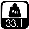 33.1 kg