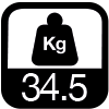 34.5 kg