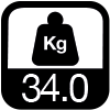 34 kg