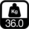 36 kg